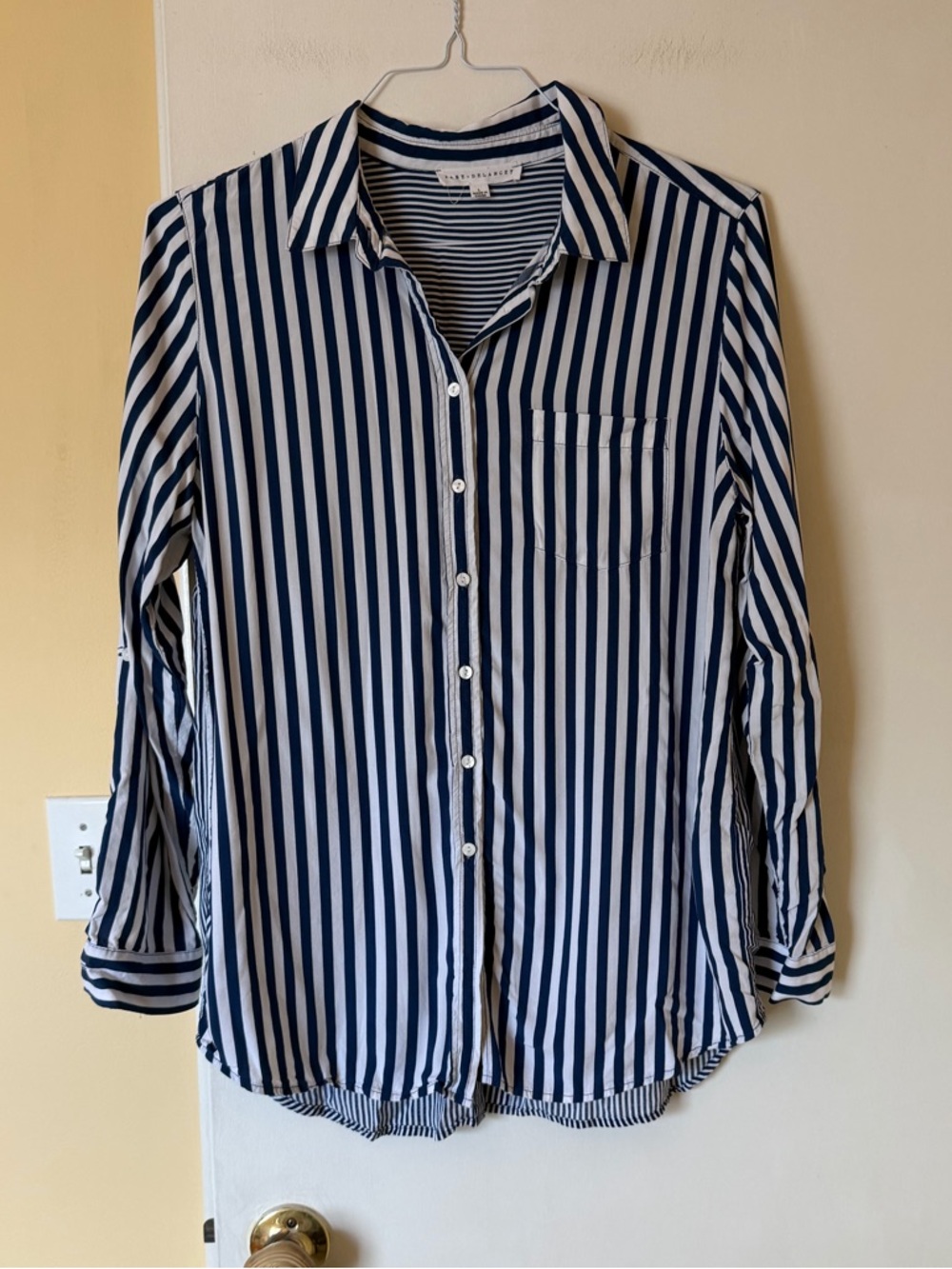 JANE + DELANCEY button down - size L - Anthropologie - EUC